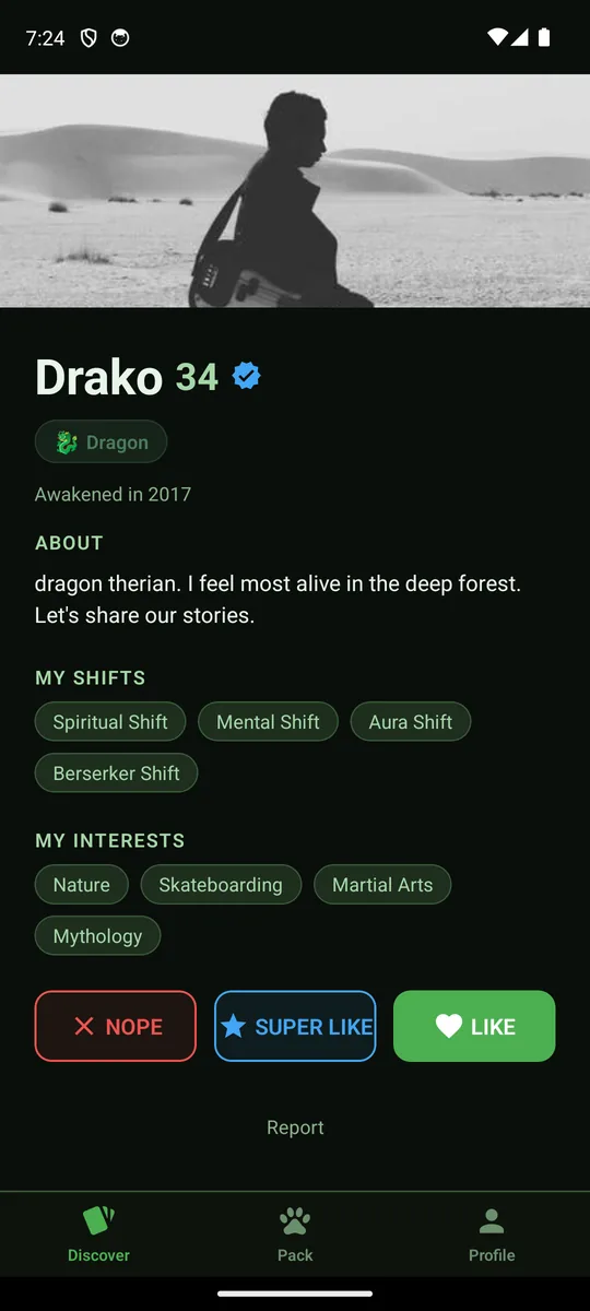 Shifts & interests